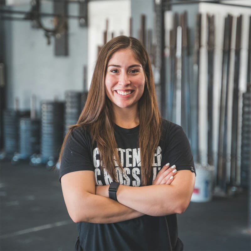 Celestial Banda coach at Contender CrossFit